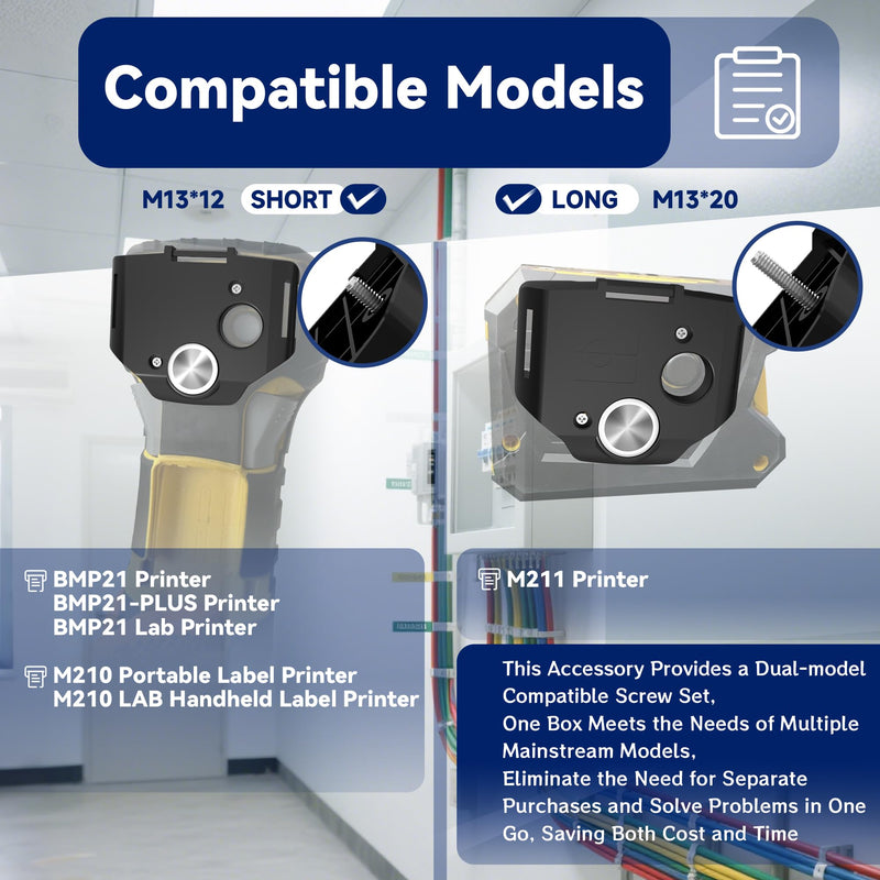 Lab Magnet Accessory Compatible for Brady M210, M210 Lab, M211, BMP21, BMP21-PLUS, BMP21 Lab, Strong Magnetic Fixation, Easy Installation 3.6″