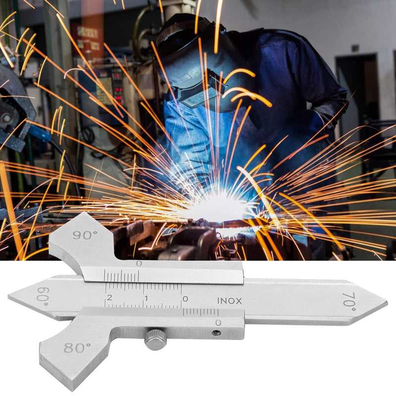 [Australia - AusPower] - Weld Stitch Gauge, Stainless Steel Weld Size Fillet, Weld Butt Guage, Welding Gauge, Metric Welding Stitch Inspection, Tig Welding Equipment 