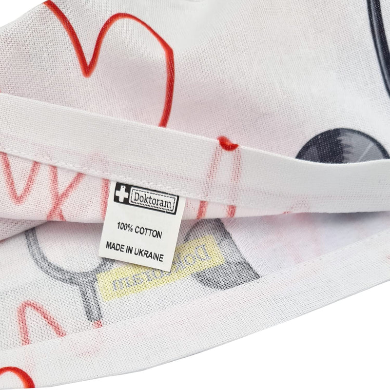 [Australia - AusPower] - Print Scrub Caps - Perfect Hat for Nurses, Doctors and EMTs… One Size Stethoscope 