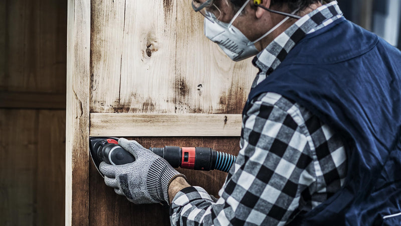 [Australia - AusPower] - Bosch 50 x Expert C470 Sanding Sheets (for Paint on Wood, Hardwood, Diameter 93 x 93 mm, Grit 40, Professional Accessories Delta Sander) Körnung 40 Pack of 50 