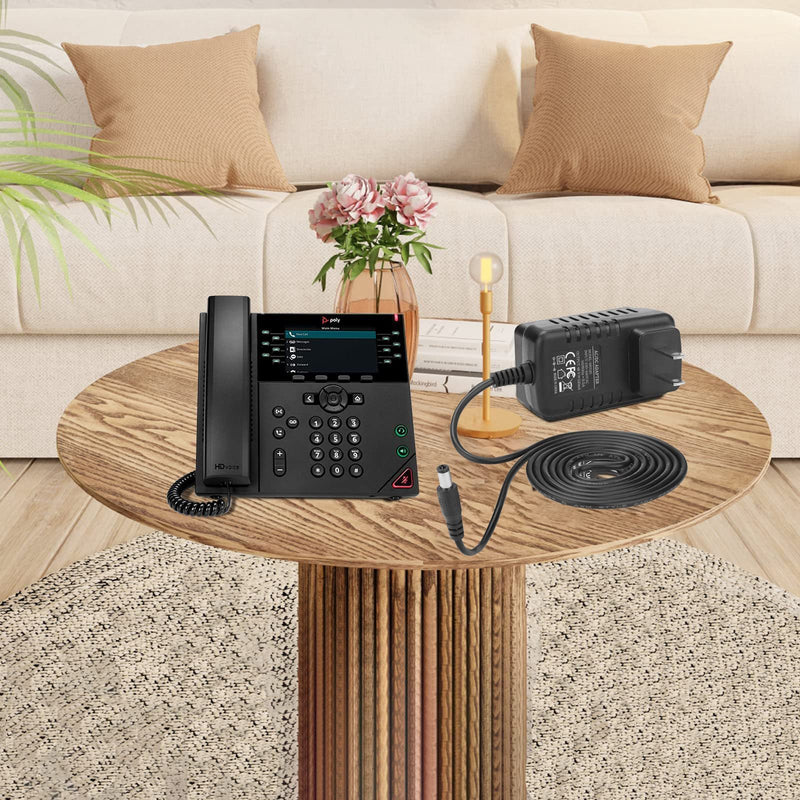 [Australia - AusPower] - for Polycom Power Supply is Compatible with VOIP Polycom VVX Models 101, 201, 300, 301, 310, 311, 400, 401, 410, 411, 500, 501, 511, 550, 600, 601, 611, 1500,CCX 500, 600, 700. 