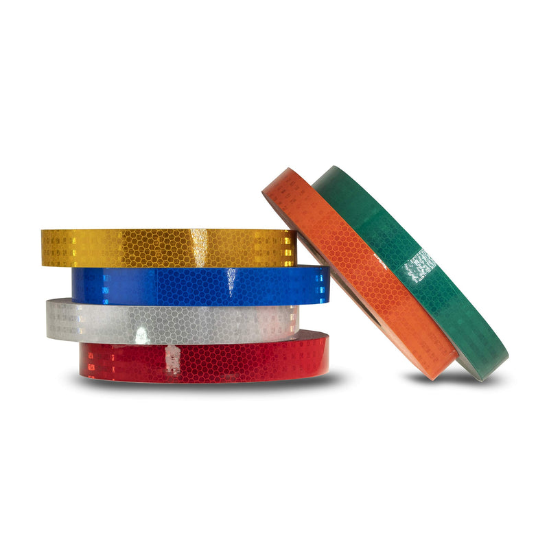 High Intensity Retro Reflective Tape (HXREF) [1 Roll] 1" (25mm) x 10 yds Blue