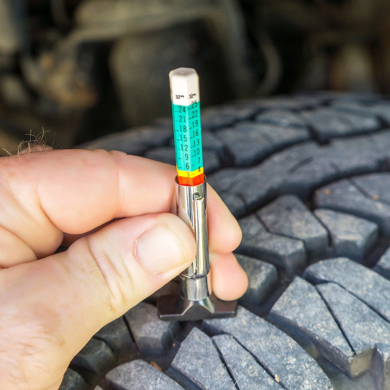 [Australia - AusPower] - Xuhal 20 Packs Tyre Tread Depth Gauge Color Coded Tire Depth Gauge Tool Tire Tread Accurate Measurement Tools 