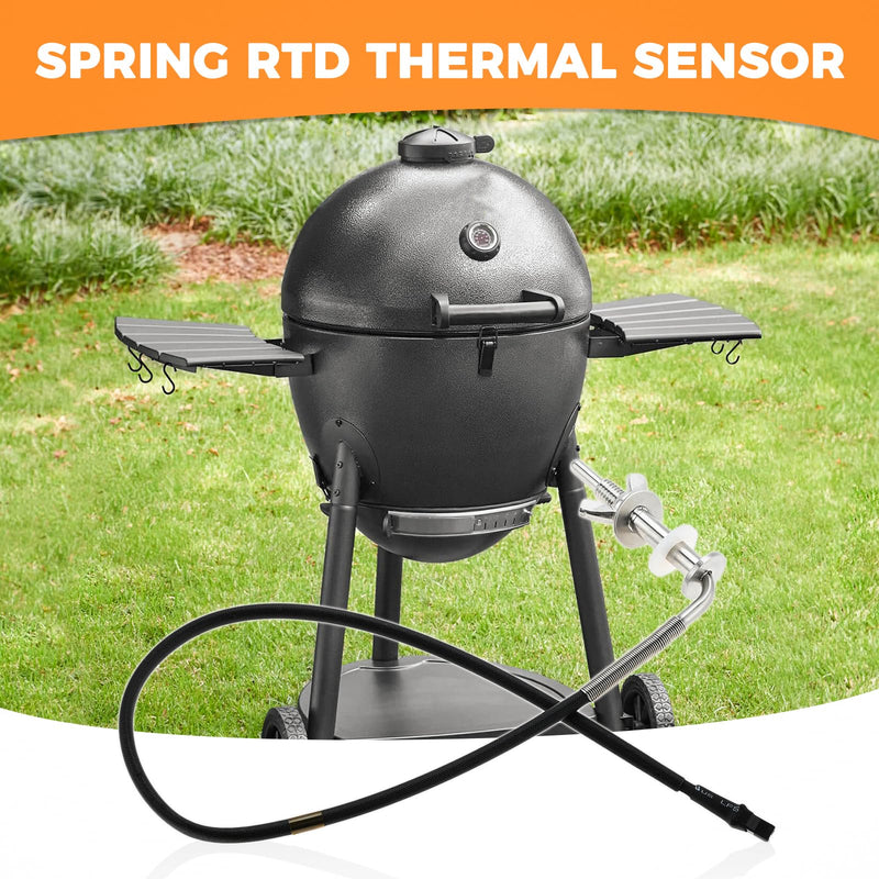 [Australia - AusPower] - Mgoodoo E6480 Spring Design Heat Sensor RTD Temp Probe Compatible with Char-Griller AKORN AUTO-KAMADO (2 Pack) 