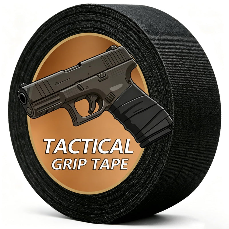 Tactical Grip Tape,1Inch Strong Adhesive Gun Griptape,Multipurpose Non-Slip Tactical Wrap Tape for Guns,Handgun, Rifle, Hockey,Bats, Rackets, Pullup Bars, Tools & Sport Handles 1 Roll