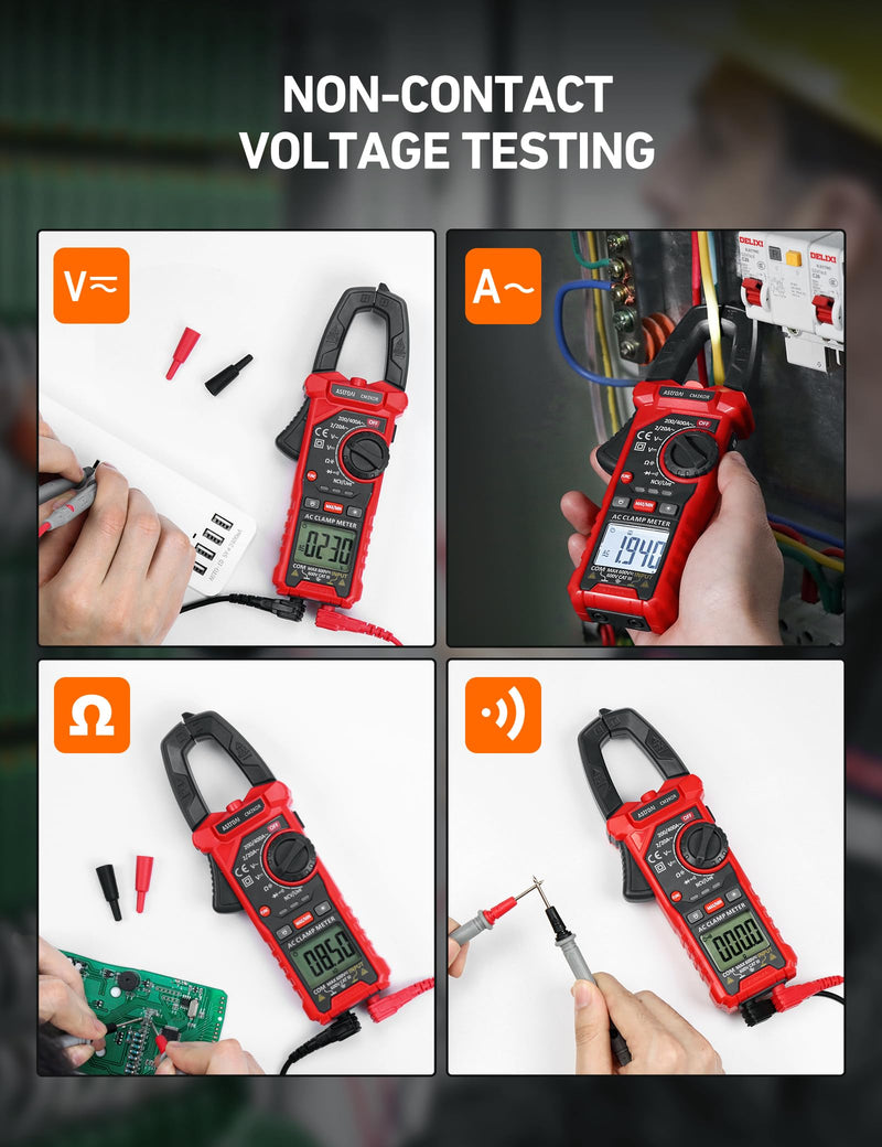 [Australia - AusPower] - AstroAI Digital Clamp Meter 2000 Counts and AM33B 2000 Counts Multimeter 