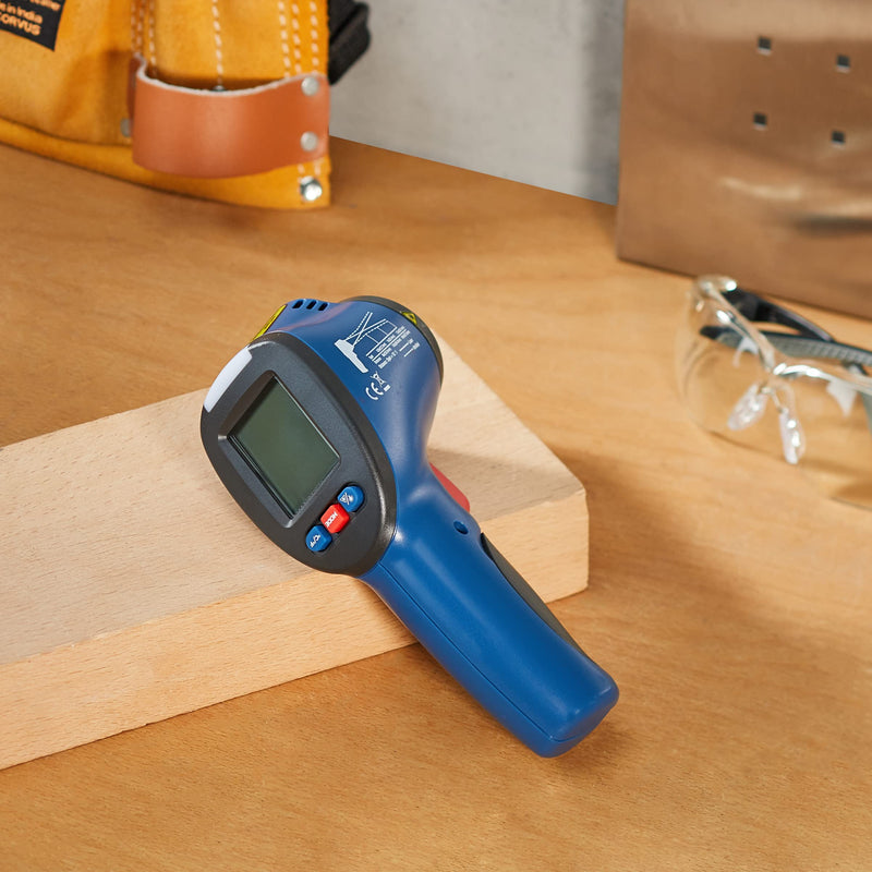 [Australia - AusPower] - TFA Dostmann Mould Detector Infrared Thermometer with Dew Point Detection and Double Laser, Blue, L110 x W72 x H240 mm 