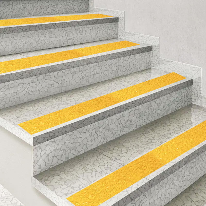 Heavy Duty Aluminum Foil Anti-Slip Tape 4" x30FT Yellow - Industrial Safety Grip for Warehouse Stairs, Pool Decks & High-Traffic Walkways - Waterproof Traction Tape 4 IN