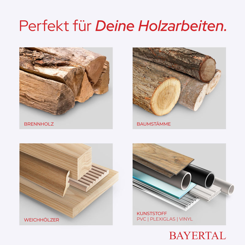 [Australia - AusPower] - BAYERTAL® Rasp Disc 125 mm - Wood Grinding Disc for Angle Grinder | Flex Disc, Milling Disc, Sanding Disc, Wood Milling Wheel for Fast Sanding & Milling Raspel Ø 125 x 22,23 mm 