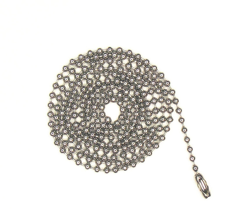 [Australia - AusPower] - Glory Qin 5.0mm Stainless Steel Ball Chains & Matching connectors (#10, 10 feet) 