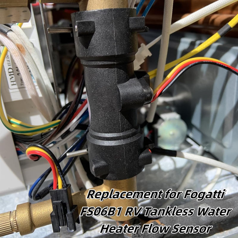 [Australia - AusPower] - Water Heater Flow Sensor - Water Flow Detection for Camplux/Ranein/Recpro/Girard/Furrion RV & Gas Tankless Heaters, Universal Fit Household & RV Water Heating Systems 