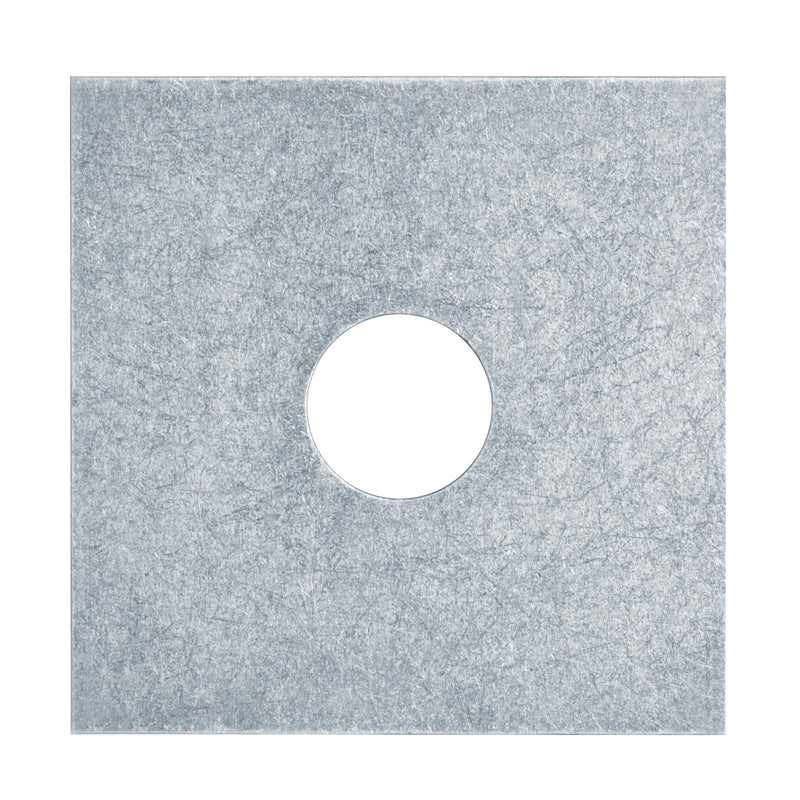 [Australia - AusPower] - 12 Pcs Square Plate Washers 1/2" (ID) x 2" x 2", Flat Plate Washers,1/8" (2.8mm) Thick 
