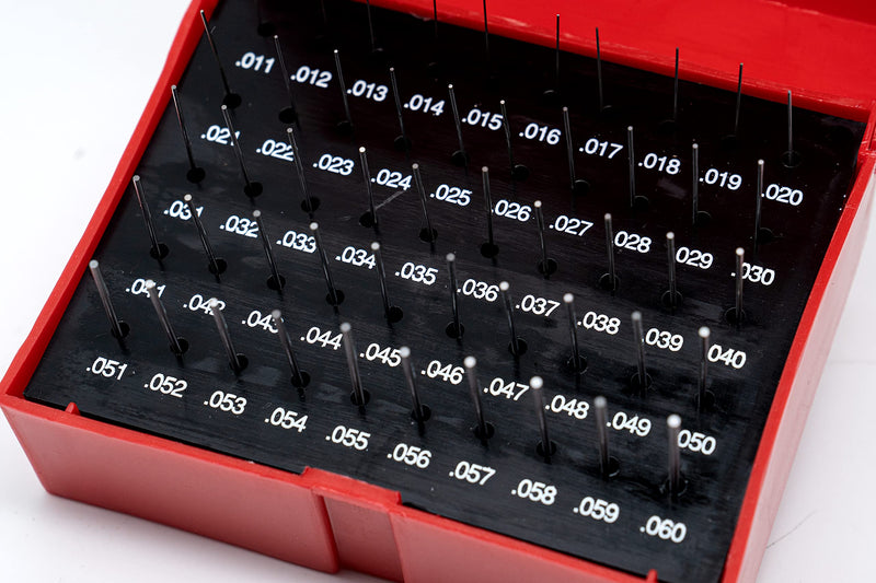 [Australia - AusPower] - Steel PIN GAGE Set Plastic CASE (PIN-M0-50) PIN-M0-50 