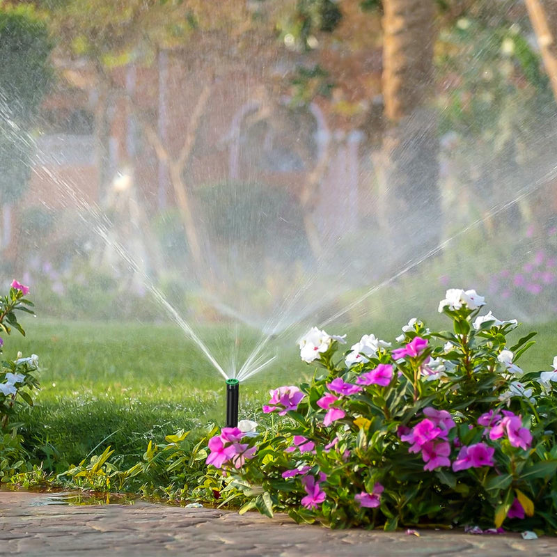 [Australia - AusPower] - 10 Pieces Variable Arc Nozzle, Pop-up Sprinkler Heads Replacement Compatible with Most of 360 Degree Adjustable Pop Up Sprinklers Spray Head for Garden Lawn Irrigation (12AN) 