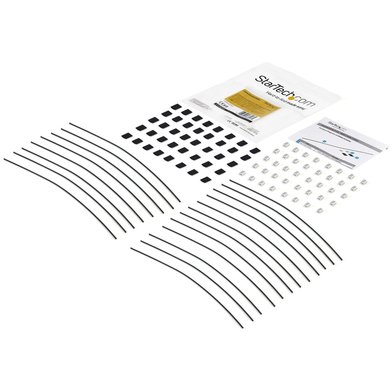 [Australia - AusPower] - StarTech.com 20-Pack Security Cable Tethers for Adapters & Dongles - Universal Cable Adapter Tether - Tether Cables - Adjustable Length Anti-Theft Cable Tether Lock Kit - Steel (CONNLOCKPK20) 20 Pack 