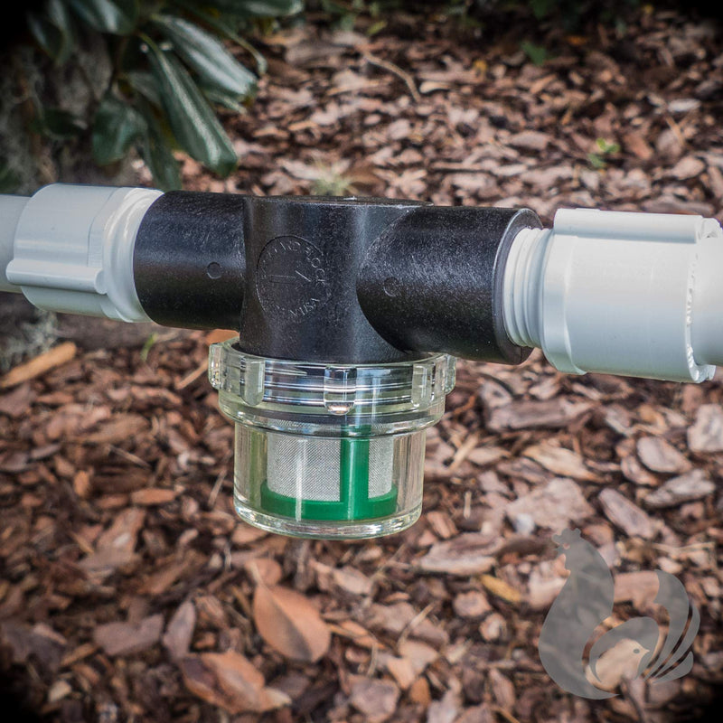 [Australia - AusPower] - in-line Strainer Water Filter/Strainer, 100 Mesh (140 Micron) Stainless Screen Element, ½ Female in/Out, (Made in USA) Short Filter 