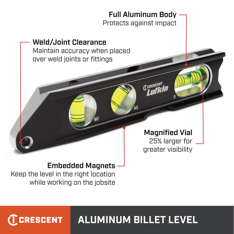 [Australia - AusPower] - Crescent Lufkin Aluminum Billet Level - LBL1100-02 