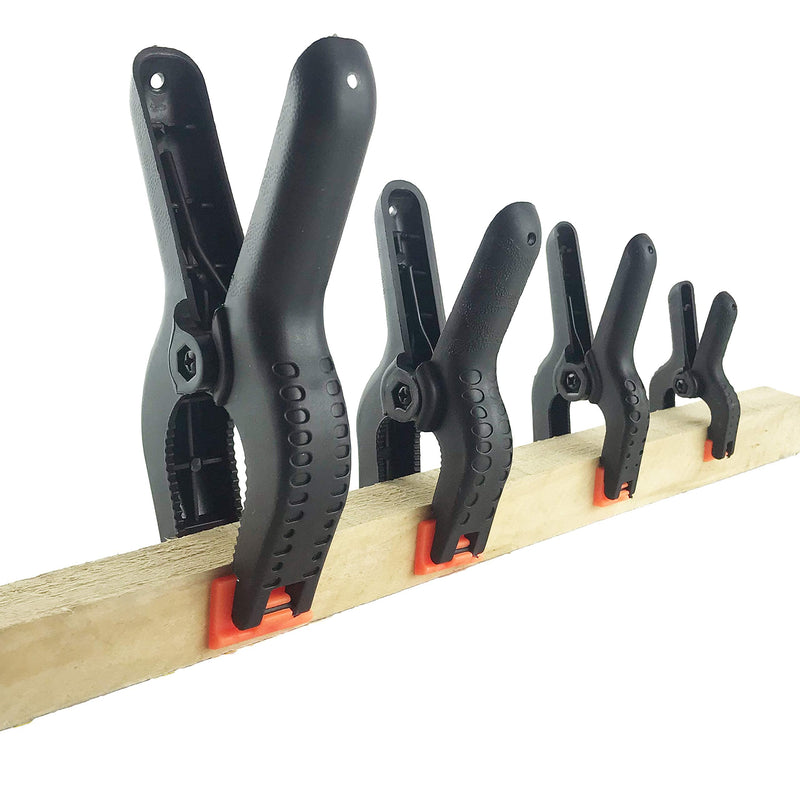 [Australia - AusPower] - WAENLIR 6 Piece 6.5 inch Nylon Spring Clamp Set Plastics Clips for backdrop, Wood Working, Photography, Craft, Art DIY 6.5 inch 6P 