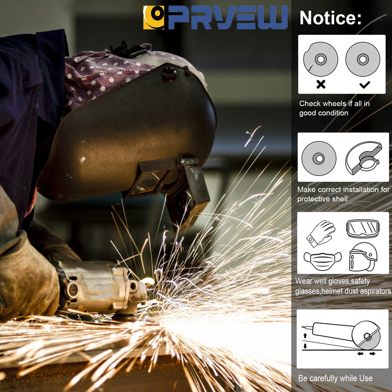 [Australia - AusPower] - 5 Inch Cut Off Wheels,10-Pack 5"x0.045"x7/8" Quality Cutting Disc, Metal & Stainless Steel Aggressive Cutting Wheel for Angle Grinder, General Purpose Cut-Off Wheel(5-Inch) 5"x0.045"x7/8"(10-PK) 