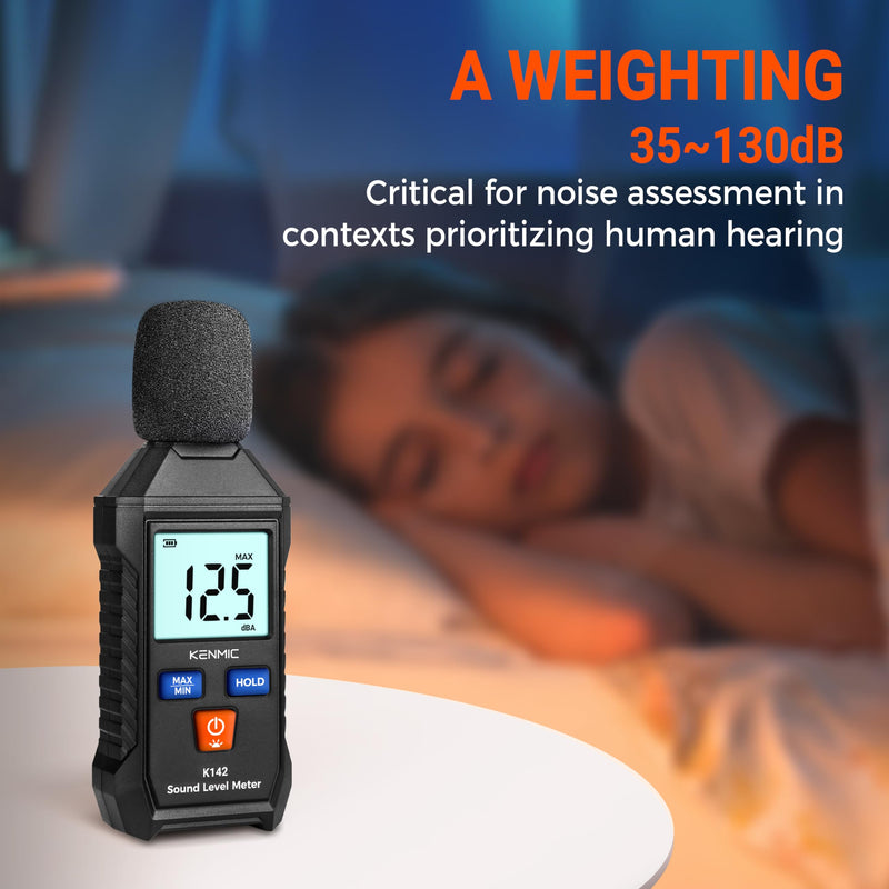 [Australia - AusPower] - Wood Moisture Meter Portable LCD Wood Moisture Detector with Digital Decibel Meter 