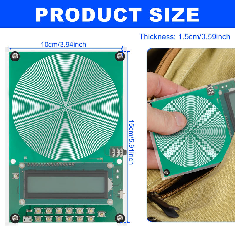 [Australia - AusPower] - 7.83 Hz Schumann Resonance Generator 0.1 ~ 30,000 Hz Schumann Resonance Sine Wave Generator USB 15 x 10 x 1.5 cm Pulse Generator Frequency Generator Healing Schumann Frequency Generator for Bedroom 