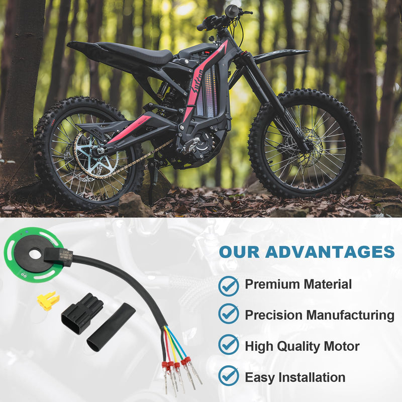 [Australia - AusPower] - Motorcycle Motor Hall Sensor for Surron Light Bee X S Motorbike Position Sensor Replacement 
