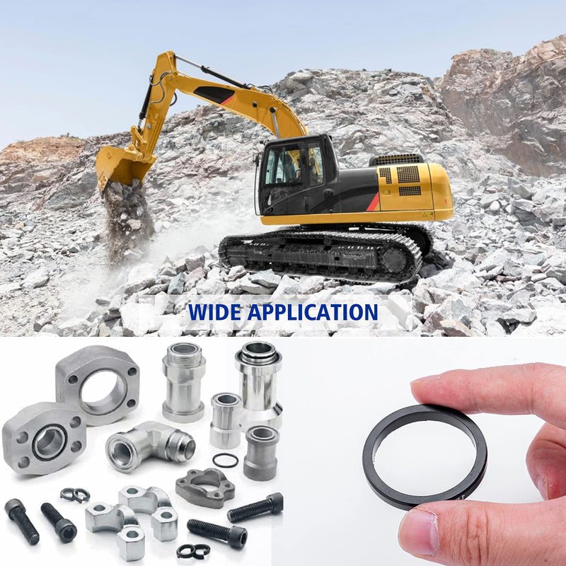 [Australia - AusPower] - BUSY-CORNER 4C-4784 Print D-Ring Kit, Nitrile 90, Hydraulic Hose Fitting Drings, Fits CAT Caterpillar Excavator 2701535 4C4784 Replacement 