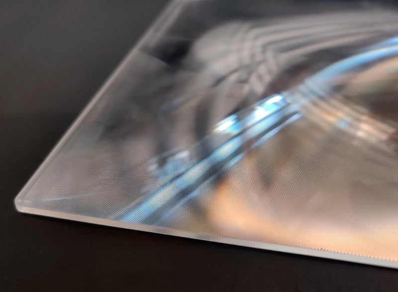 [Australia - AusPower] - Fresnel Lens Large, 300x300mm, Focal Length 510mm, Acrylic Lens (not Glass), Olar Death ray for Physics Classroom, Magnifiying Sheet Fire Starter for Solar Heating, Solar Oven. 