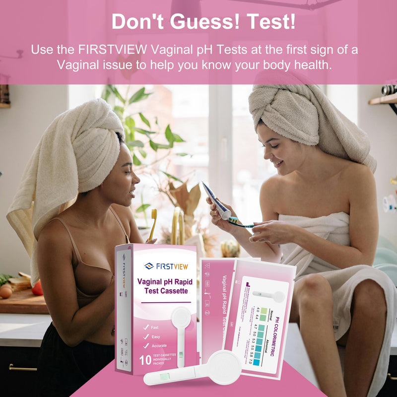 [Australia - AusPower] - Vaginal pH Test Strips, Feminine Health Vaginal pH Test Strips Kits for Bacterial Vaginitis, Trichomonas Vaginitis, pH Balance for Women (10pcs) 