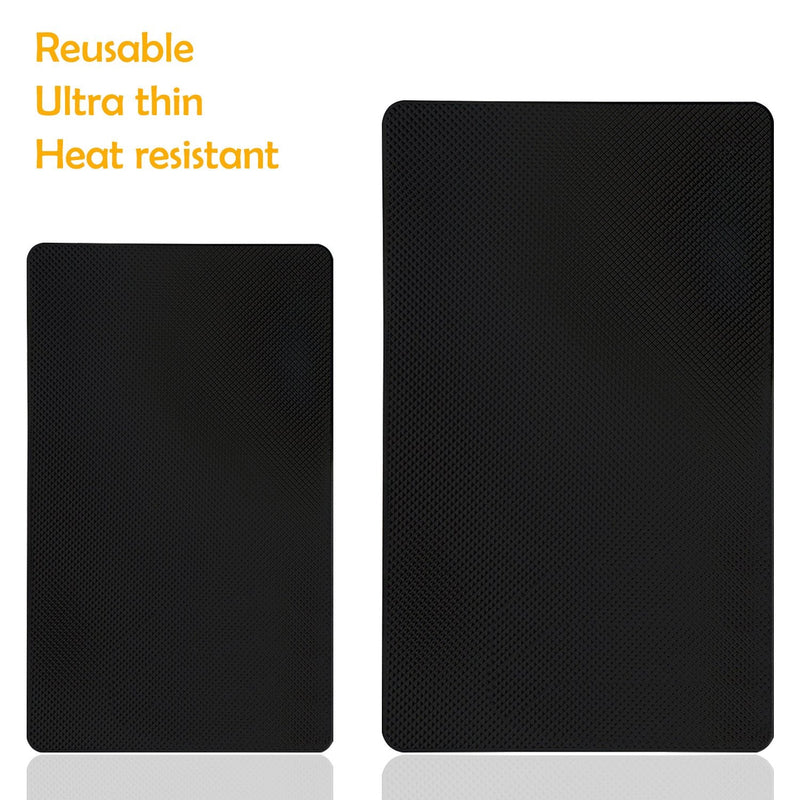 [Australia - AusPower] - DaKuan Car Dashboard Anti-Slip Mat, 4 Packs 10.5" x 5.7" and 8" x 5.1" Sticky Non-Slip Dashboard Gel Latex Pad for Cell Phone, Sunglasses, Keys, Coins 