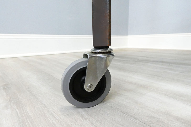 [Australia - AusPower] - Shepherd Hardware 9807 3-Inch Swivel Stem Caster, Rubber Wheel, 7/16-Inch Stem Diameter, 175-lb Load Capacity 3 Inch 