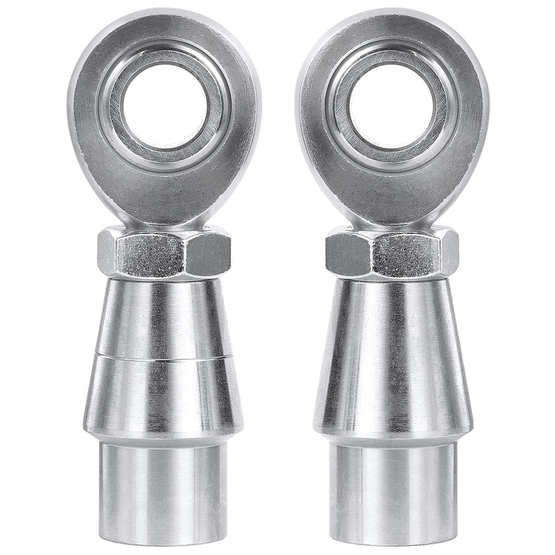 [Australia - AusPower] - 3/8" Heim Joints Rod End Kit,.375" Chromoly Heim Joints Panhard Rod End Kit for Steering,Suspension, Traction Bars, Right&Left Hand Thread with Tube Adapters & Jam Nuts - 1Set 3/8 inch 1 Pair 
