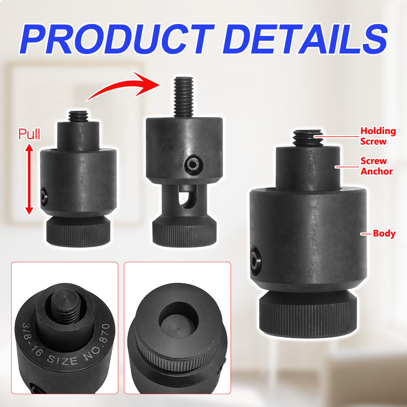 Screw Anchor Expander 870 Replacement for Greenlee Compatible with Anchor 84305 Power Drill Part for Caulking Anchor Size 3/8" - 16（Pack of Two） Screw Anchor Expander # 870 （pack of two）