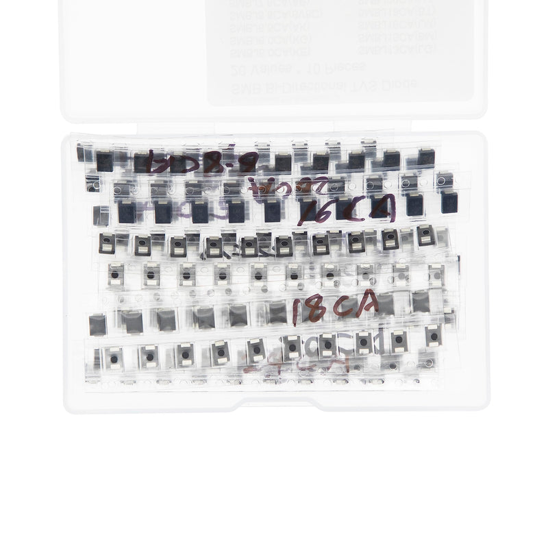 20 Values * 10 Pieces SMA 400W TVS Bi-Directional Surface Mount Protective Diodes Kit