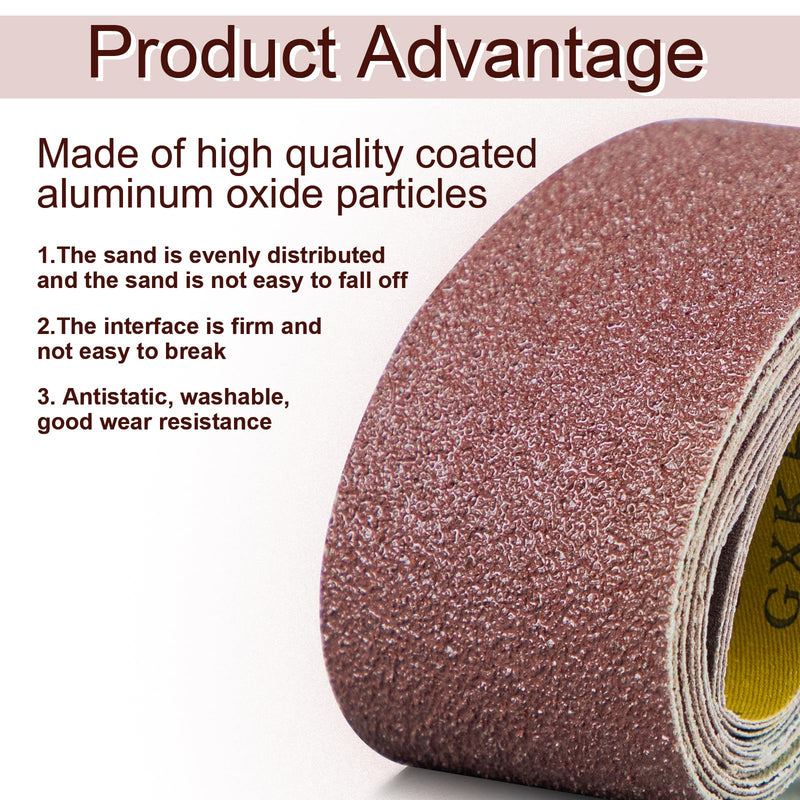 [Australia - AusPower] - SALI Sanding Belts Pack of 10 75 x 533 mm Sanding Belt Grit 40 Belt Sandpaper for Belt Sander Sanding Machine for Wood Metal Grinding, Filing, Sharpening and Rust Removal 40 grit 10 pieces 