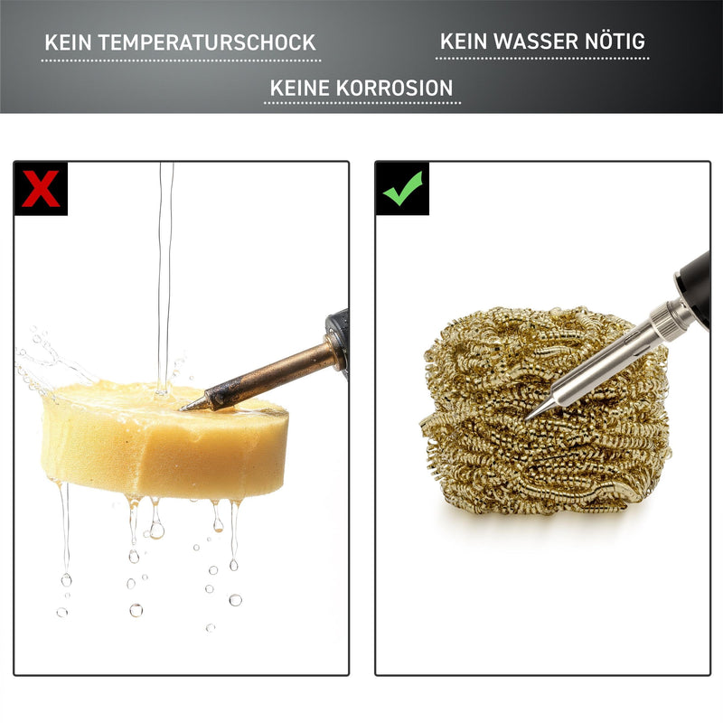 Gallun Optimal Dry Sponge Brass Wool for Soldering Tip Cleaning