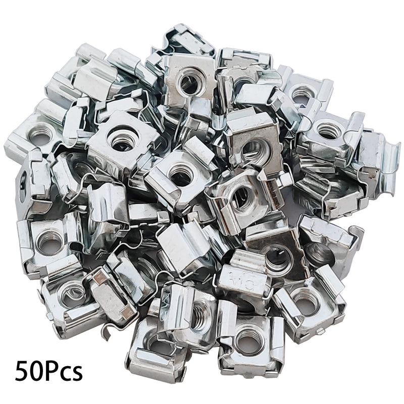 [Australia - AusPower] - M5 Cage Nuts, 304 Stainless Steel, Zinc Plated, Metric, 50Pcs M5 