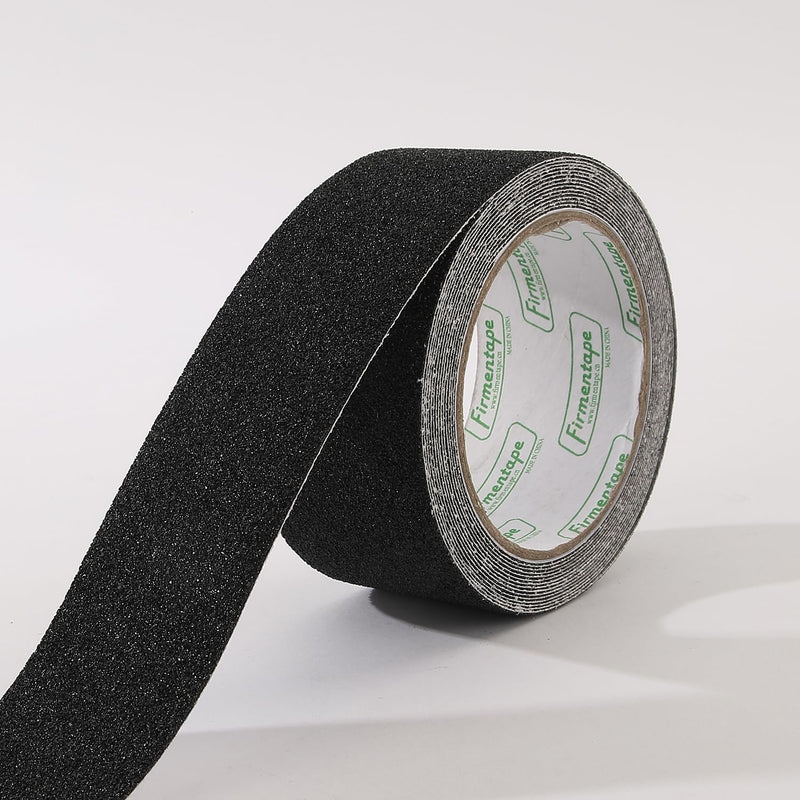 Anti-Slip Tape, Anti-Slip Traction Tape, Abrasive Adhesive. Optimal for Outdoor, Indoor, Stairs and Steps, High Traction, Friction, Strong Grip. (Black, 2IN*30FT)