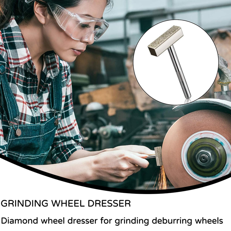 [Australia - AusPower] - 3-Piece Set Sanding Discs Dresser, Sharpening Stone Conditioner, Handmade, Non-Slip, 45.10 mm Grinding Head, Suitable for Dressing Stone, Sharpening Stone, Diamond Grinding Wheel 