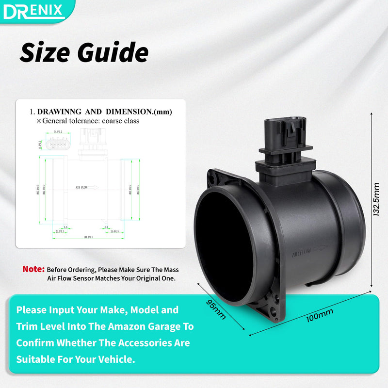 [Australia - AusPower] - Mass Air Flow Sensor Meter Assembly Fits For-Chevy Traverse For-GMC Acadia For-Cadillac CTS SRX STS For-Buick Enclave For-Buick Enclave For-Pontiac For-Suzuki 15875837 