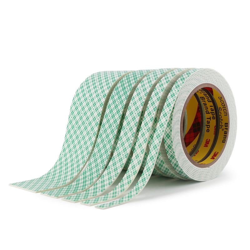 3M Double Sided Foam Tape 2.0"×10Ft 1 Pack White Double Coated Urethane Strong Adhesion Polyurethane Tape for Bonding Attaching Mounting Interior Signage Nameplates DIY Card 2" x 10Ft