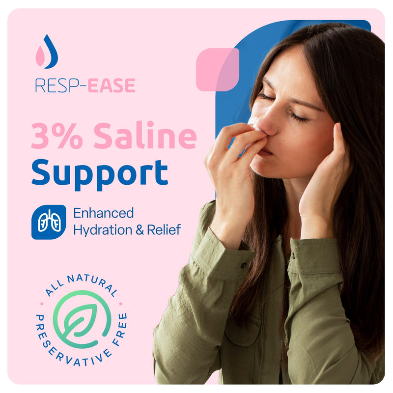 [Australia - AusPower] - 3% Saline Solution for Moisturizing of The Airways - Sodium Chloride 3% for Nose, Nasal Cleanse for Adults and All Ages - 240ml / 8.12 fl oz 240 ml 