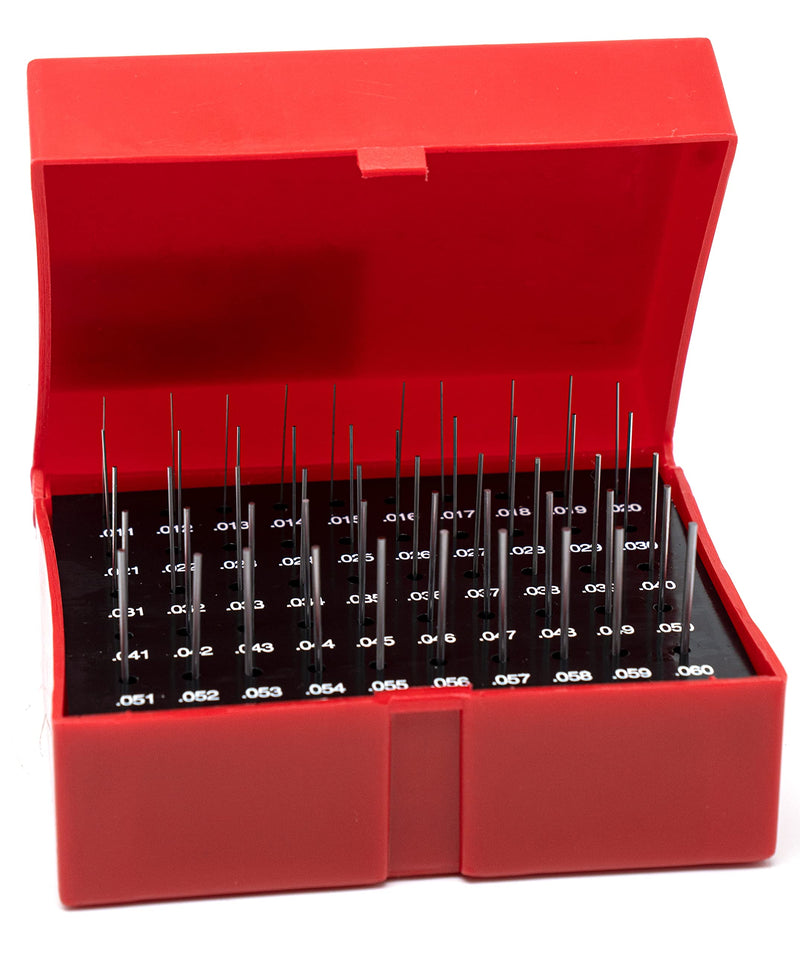 [Australia - AusPower] - Steel PIN GAGE Set Plastic CASE (PIN-M0-50) PIN-M0-50 