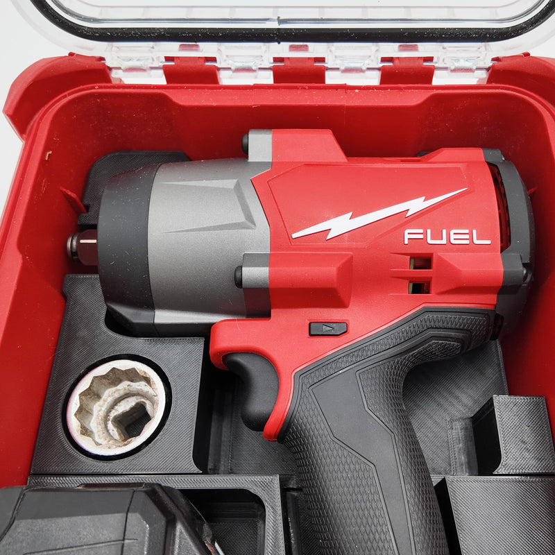 Organizer for M18 Fuel High Torque Impact Drill (Model 2967) for Milwaukee Packout Compact Organizer- Model 48-22-8435- LINER ONLY