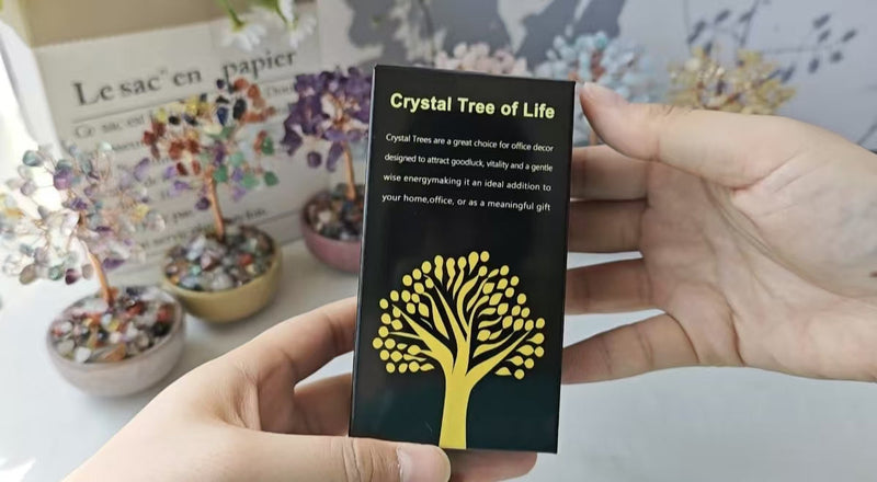 Green Aventurine Crystal Tree of Life, Feng Shui Money Tree Decor Green Aventurine Tree-3