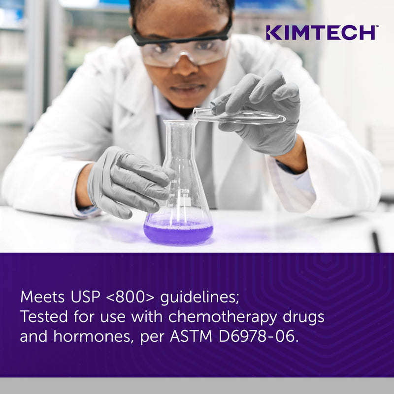 Kimtech™ Sterling™ Nitrile Exam Gloves (50708), 3.5 Mil, 9.5”, Ambidextrous, Large, (200 Gloves/Box) Regular (9.5")