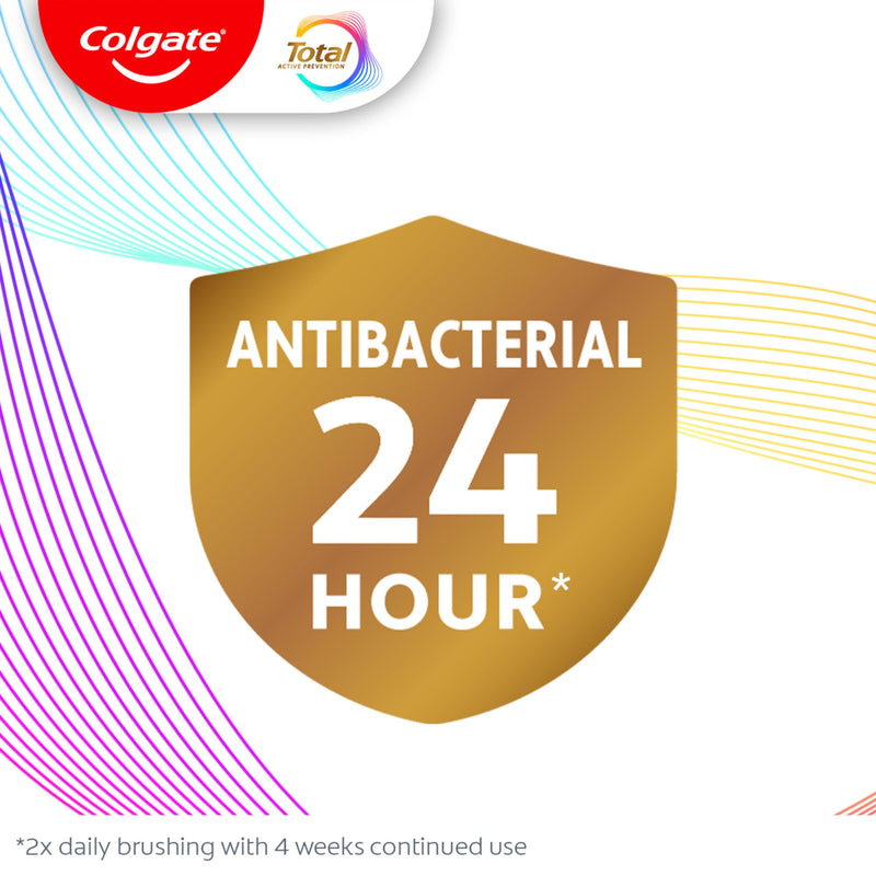 [Australia - AusPower] - Colgate Total Whitening Toothpaste with Fluoride, 10 Benefits Including Sensitivity Relief and Stain Removal, Mint, 5.1 ounces (4 Pack) 5.1 Ounce (Pack of 4) Whitening Paste 