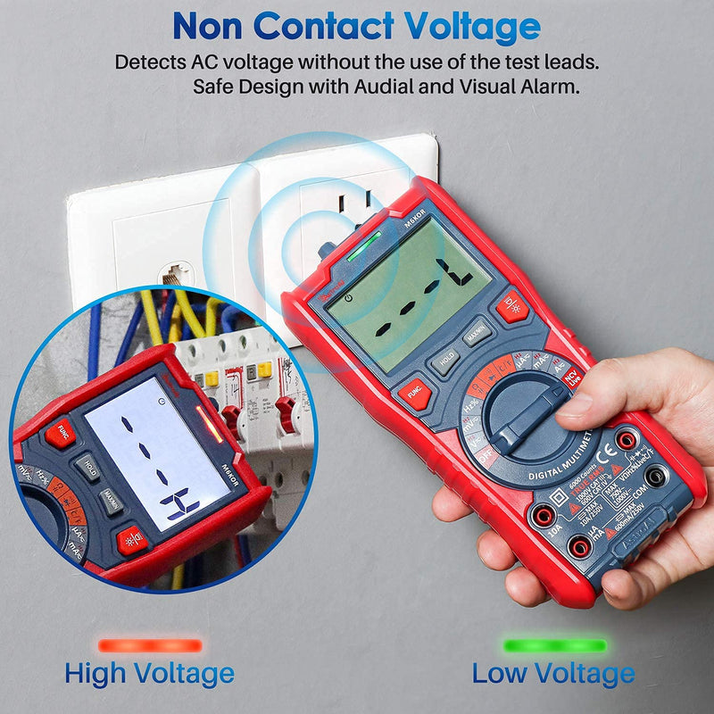 [Australia - AusPower] - AstroAI TRMS 6000 Counts Digital Multimeter+ Multimeter Test Leads Kit 