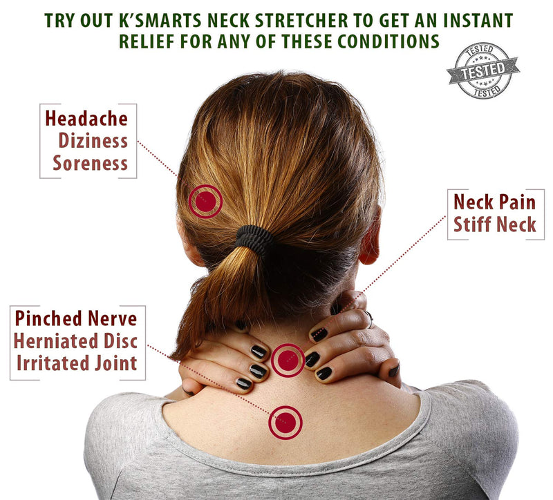 [Australia - AusPower] - Pinched Nerve Neck Stretcher Cervical Traction Device for Home Pain Treatment | Inflatable Spinal Decompression Collar Unit Muscle Strain Injury Relief | Herniated Disc Problems Remedy Kit (Gray) Gray 