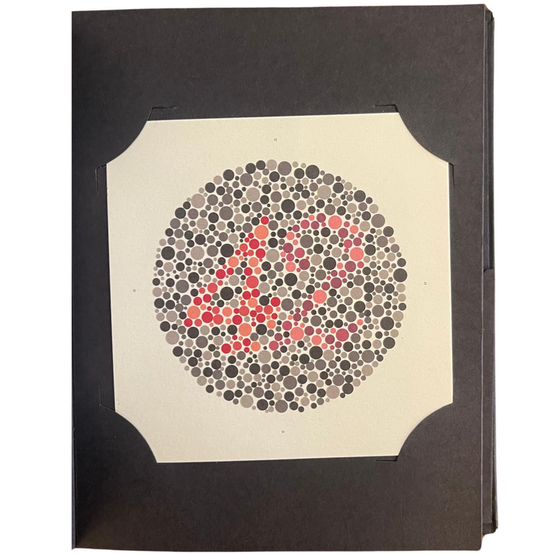 [Australia - AusPower] - Ishihara Test Chart Books for Color Deficiency 38 Plates with User Manual and One Eye Occluder 